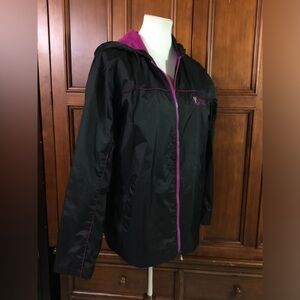 Prairie Mountain Windbreaker Yellowstone National Park Black & Pink Xxl LK Nw As